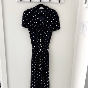 Wilfred XS dress in black and white